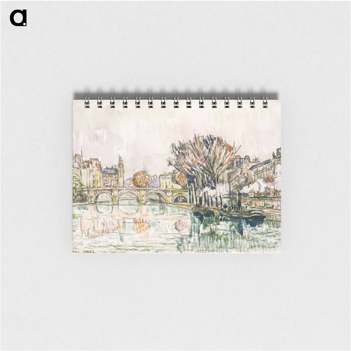 The Pont Neuf, Paris - ポール シニャック Memo.