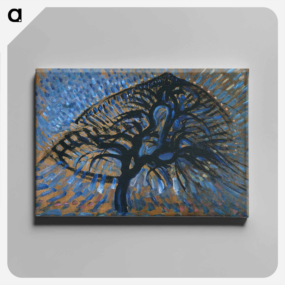 Apple Tree, Pointillist Version - Piet Mondrian Canvas.