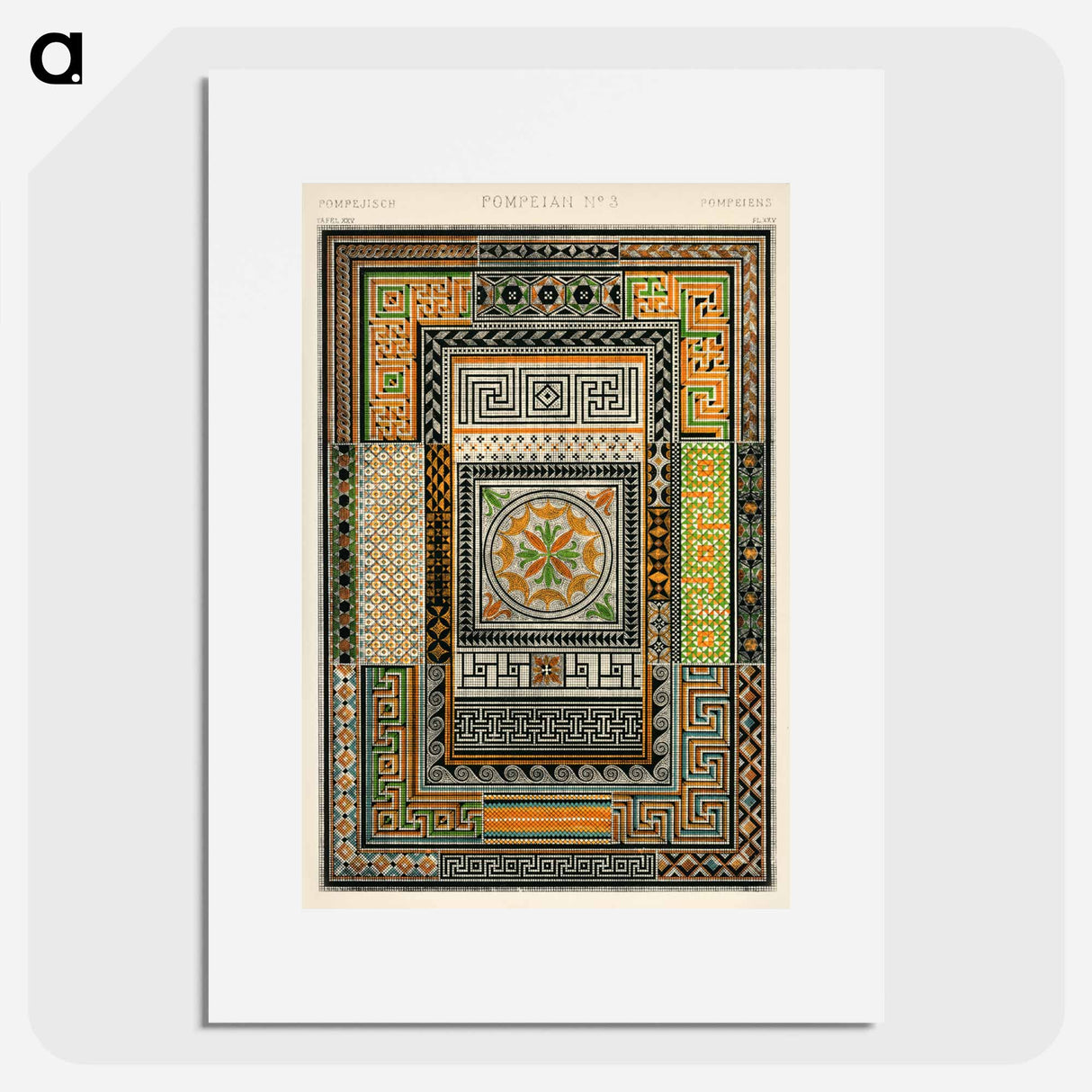 アートポスター-Grammar of Ornament Illustration
- 装飾の文法 Poster.