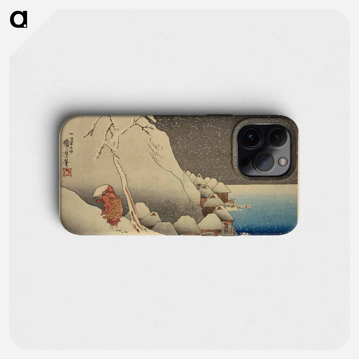 Nichiren in the mountains of Tsukahara - 歌川 国芳 Phone Case.
