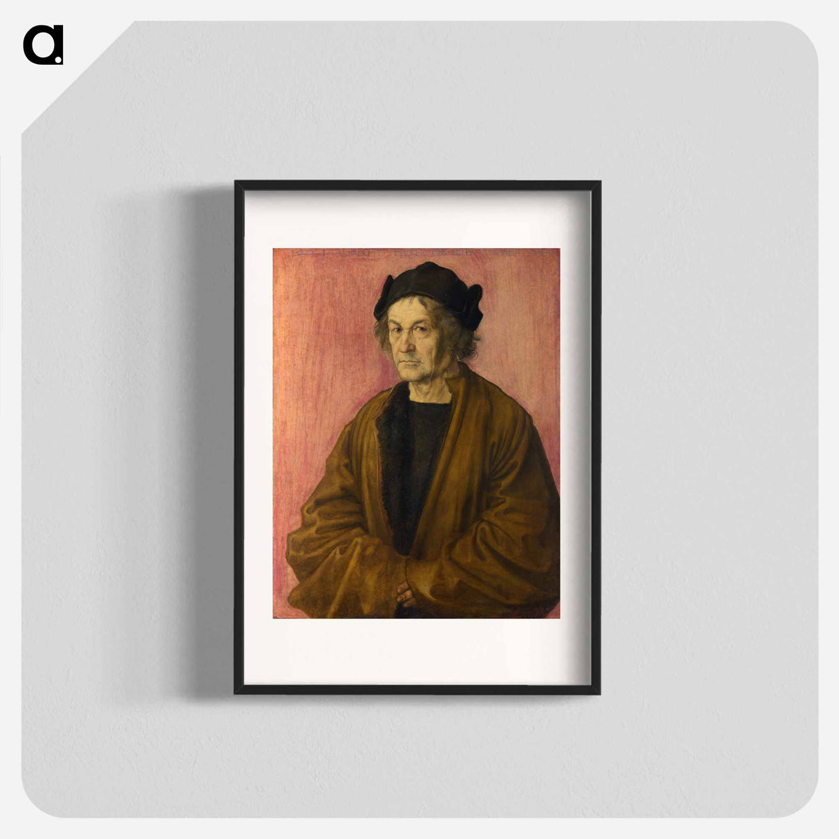 Portrait of Dürer's Father at 70 - アルブレヒト デューラー Poster.