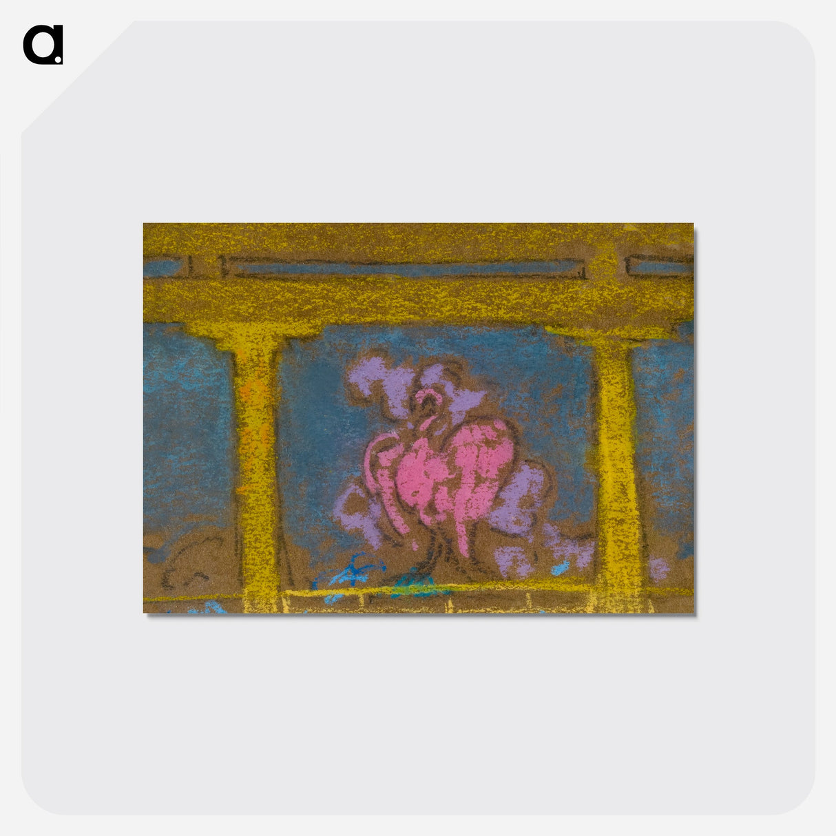 Study for Scene in the Daughter of Heaven, Santa Fe - 不思議の国のアリス Postcard.