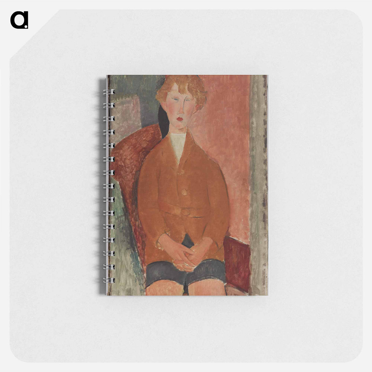 アートメモ帳-Boy in Short Pants - アメデオ モディリアーニ Memo.