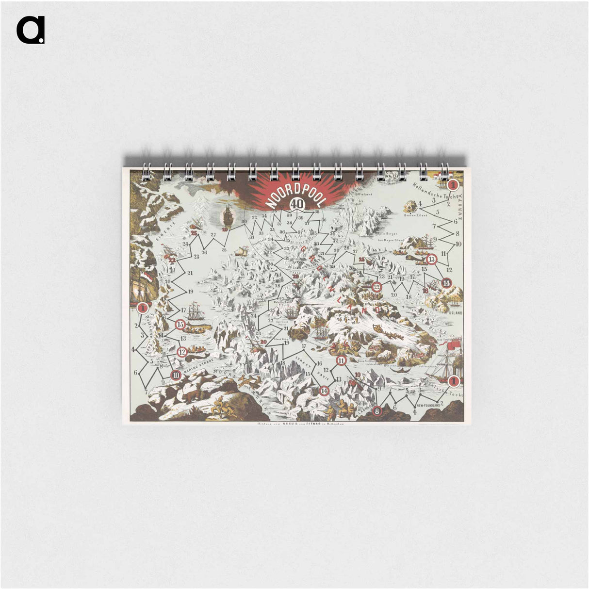 Noordpool - アンティーク地図 Memo.