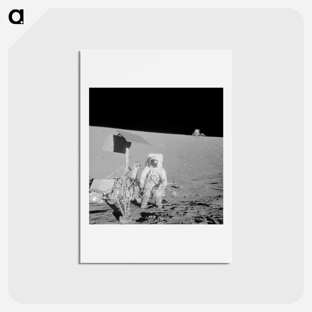 Astronaut Charles Conrad Jr. - アポロ月面着陸 Postcard.