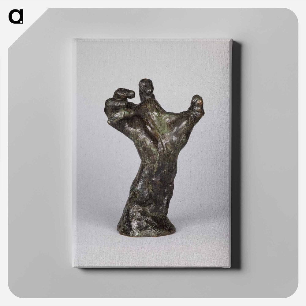 The Clenched Hand - Auguste Rodin Canvas.