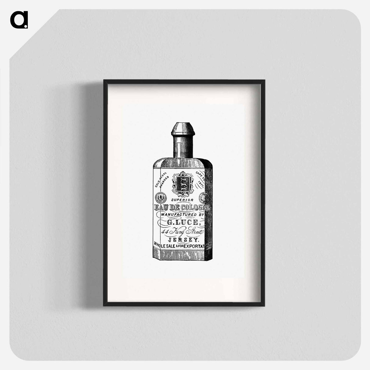 アートポスター-Cologne Bottle from Jersey Illustrated
- 大英図書館 Poster.