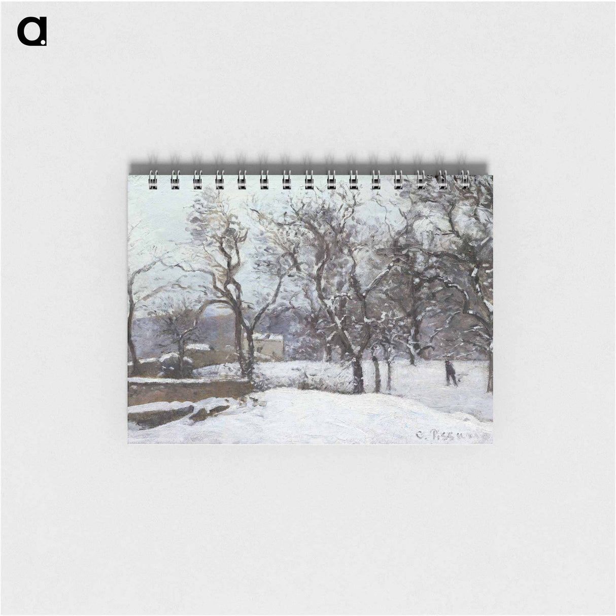 Snow at Louveciennes - カミーユ ピサロ Memo.