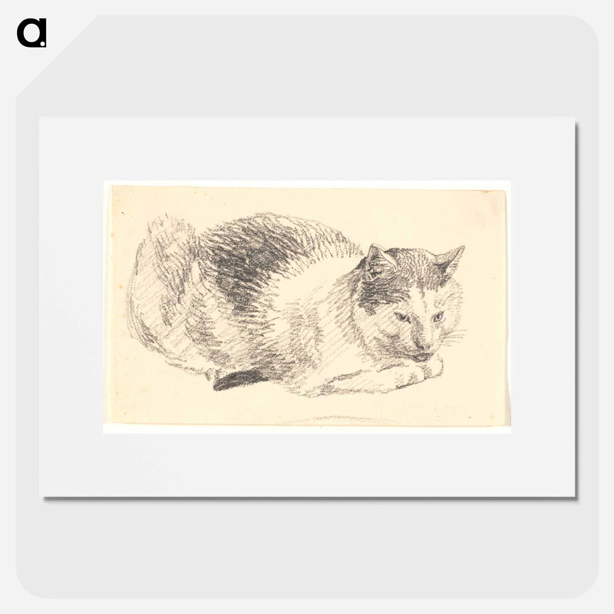 Lying cat - クリステン ケプケ Poster.