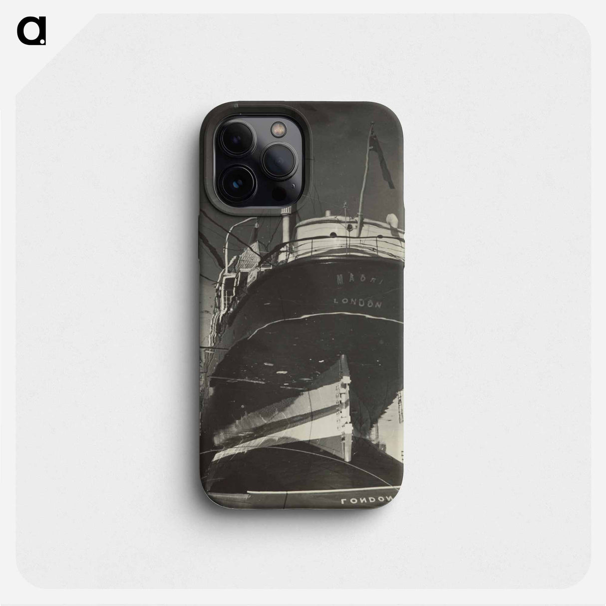 Sailing ship "Maori" at Wellington wharf - エリック リー ジョンソン Phone Case.