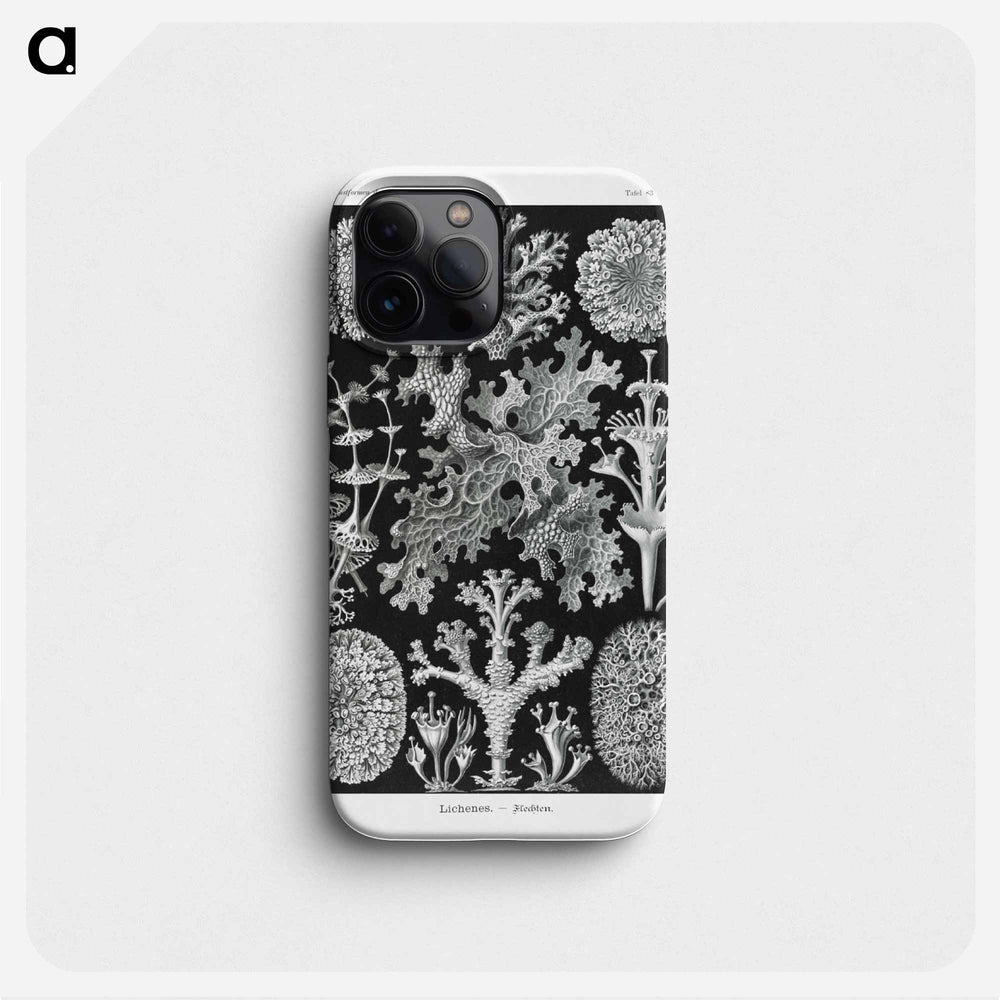 Lichenes–Flechten - エルンスト ヘッケル Phone Case.