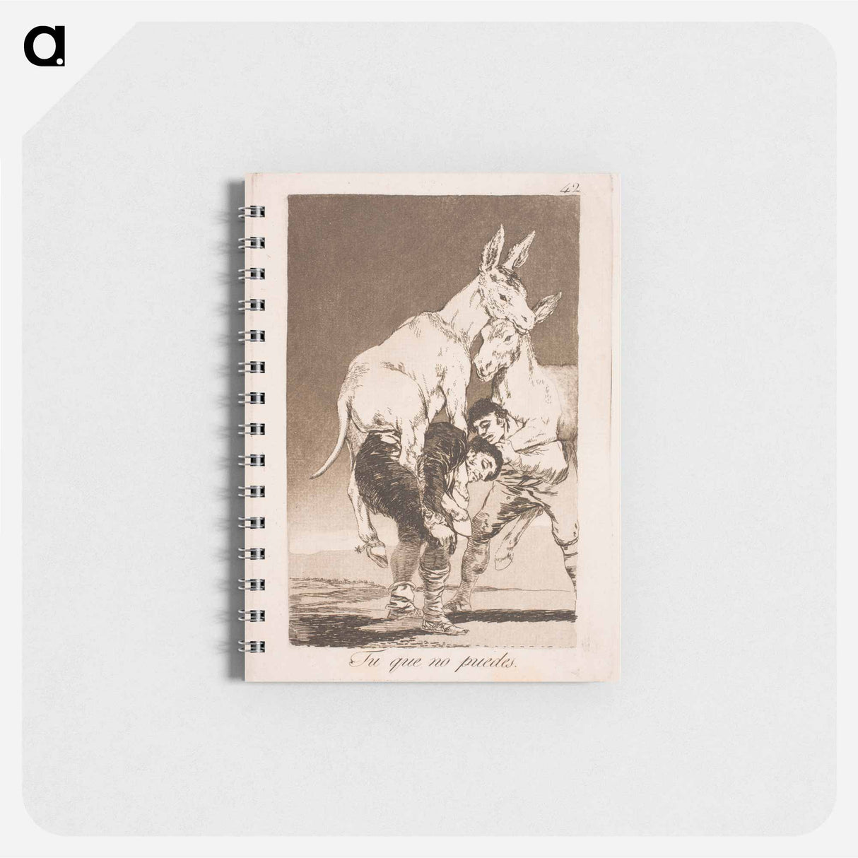 You who cannot, must carry me on your back - フランシスコ デ ゴヤ Memo.