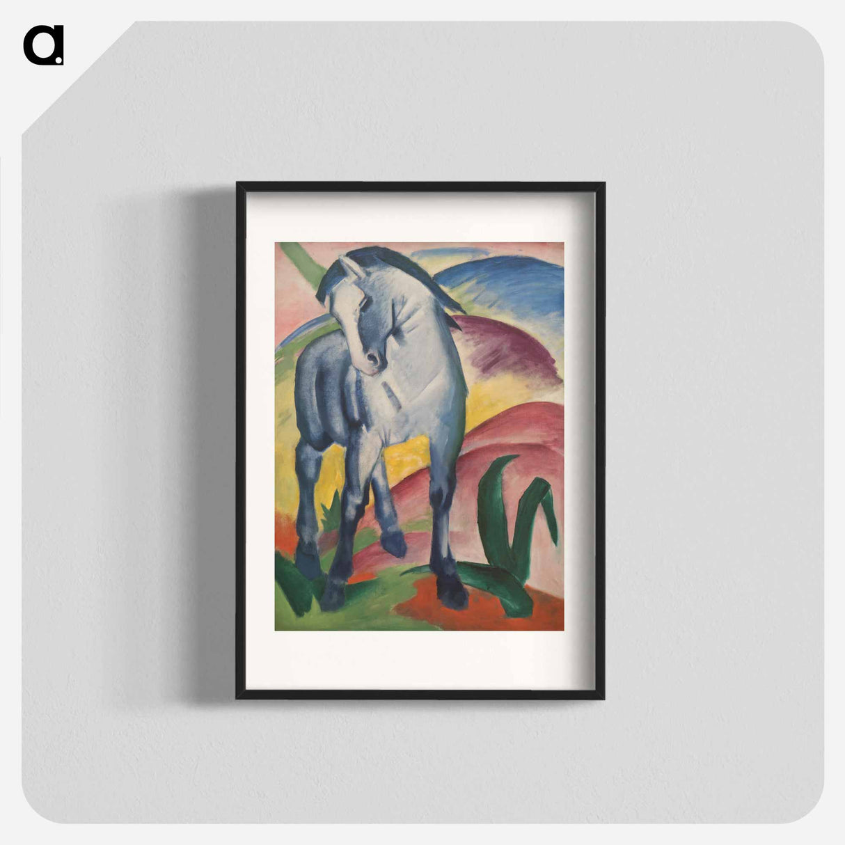 Blue Horse I - フランツ マルク Poster.