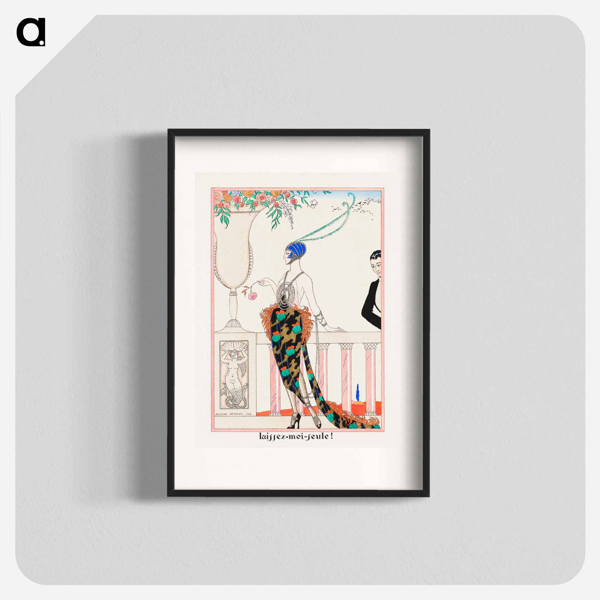 Laissez-moi-feule! - Georges Barbier Poster.