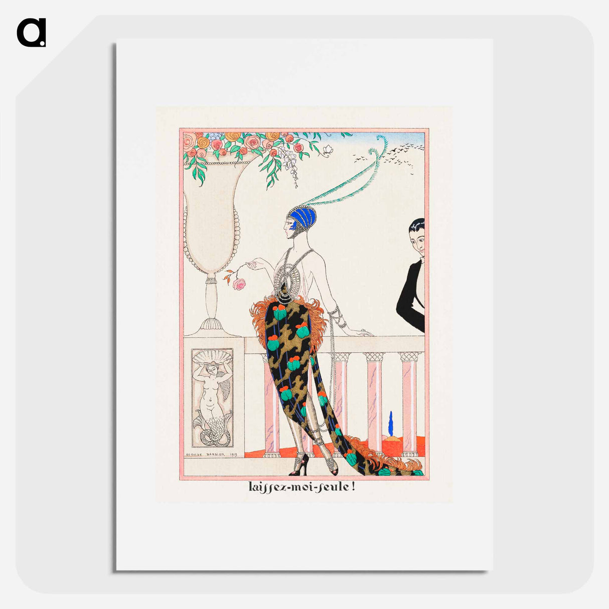 Laissez-moi-feule! - Georges Barbier Poster.