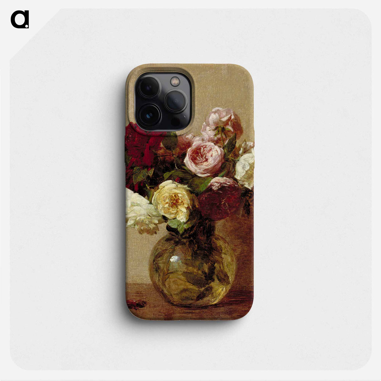 Roses - アンリ ファンタン ラトゥール Phone Case.