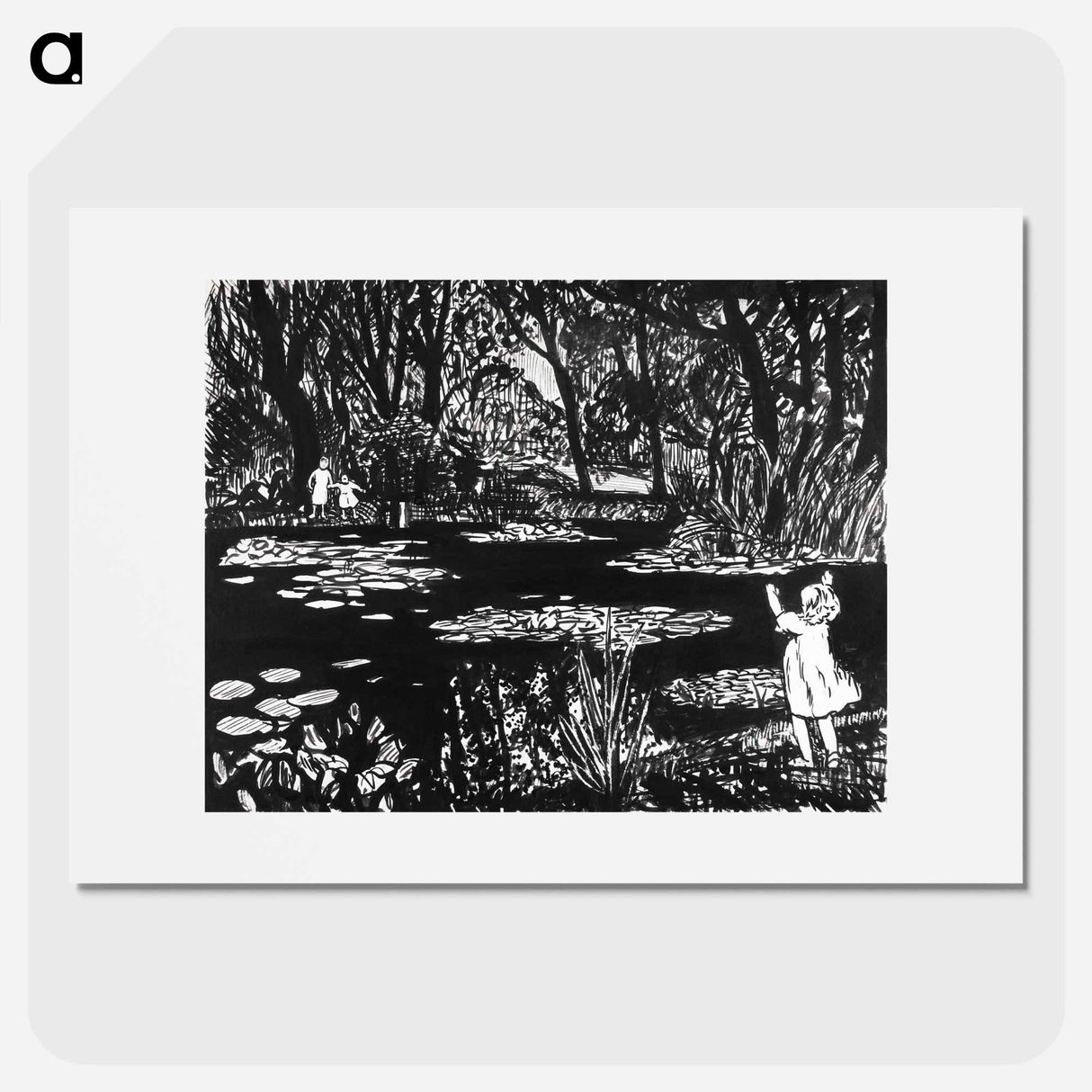 Lily Pond - ヘンリー ライマン サイエン Poster.