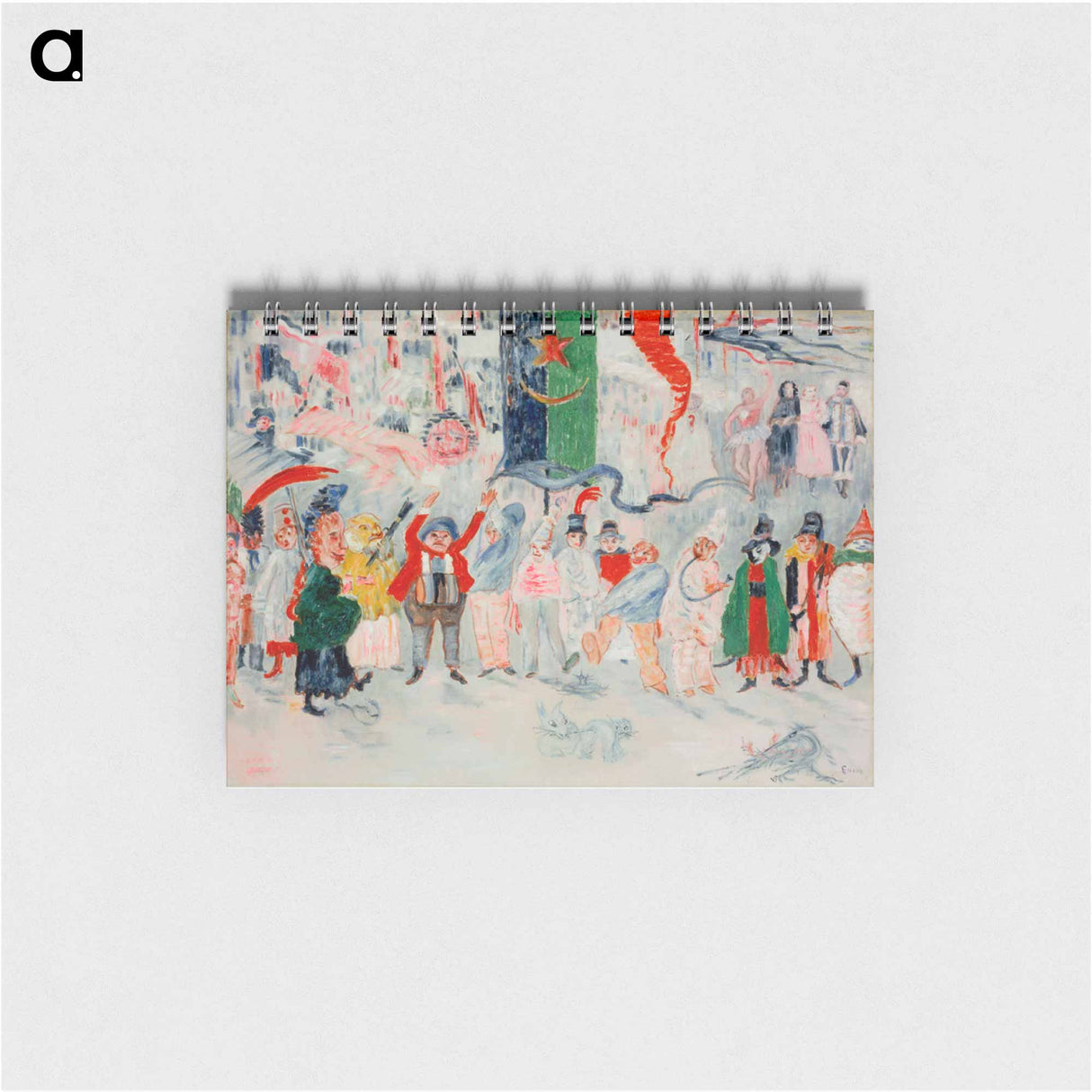 アートメモ帳-Carnival in Flanders - ジェームズ アンソール Memo.