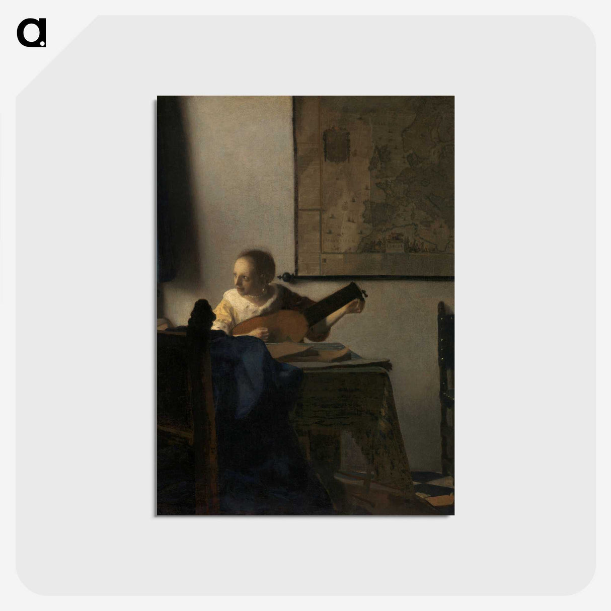 1-37_Johannes-Vermeer_postcard