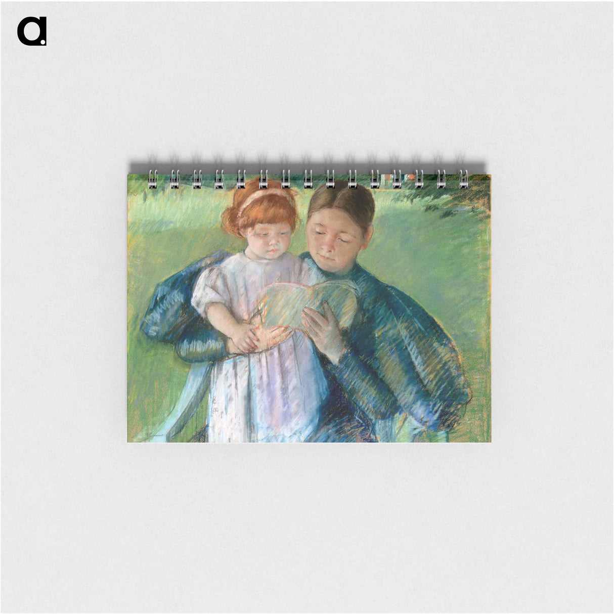 Nurse Reading to a Little Girl - メアリー カサット Memo.