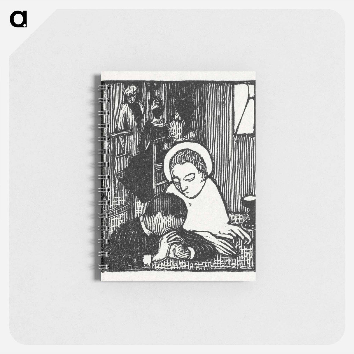 Illustration for poem in Paul Verlaine's collection of poetry Sagesse - モーリス ドニ Memo.