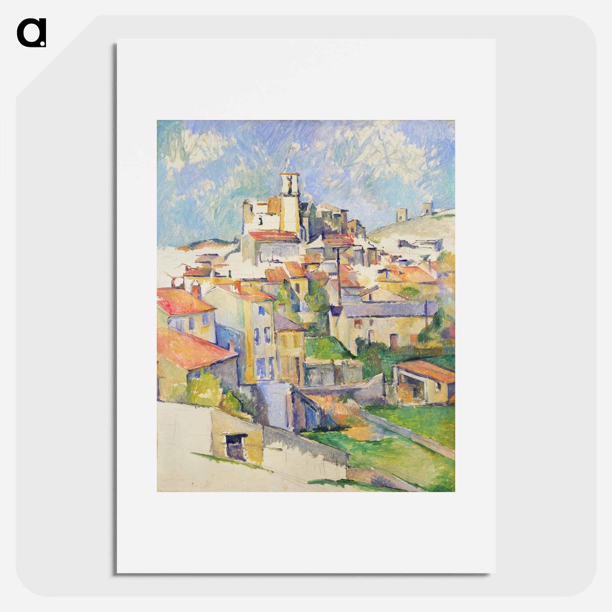 Gardanne - Paul Cezanne Poster.
