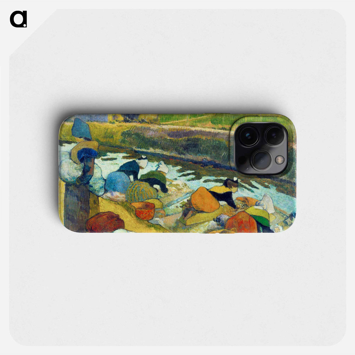 Washerwomen - ポール ゴーギャン Phone Case.