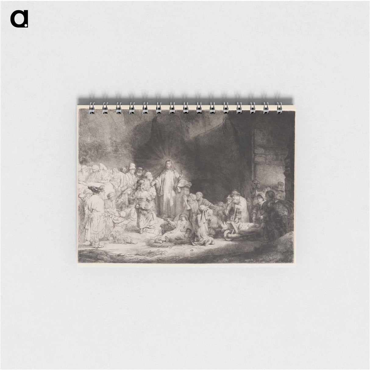 Christ Preaching - レンブラント ファン レイン Memo.