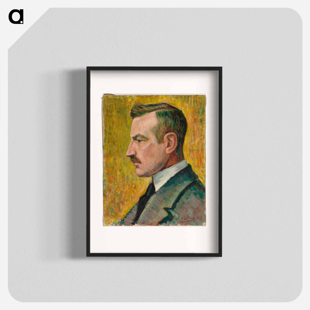 Portrait of artist Magnus Enckell - アルフレッド ウィリアム フィンチ Poster.