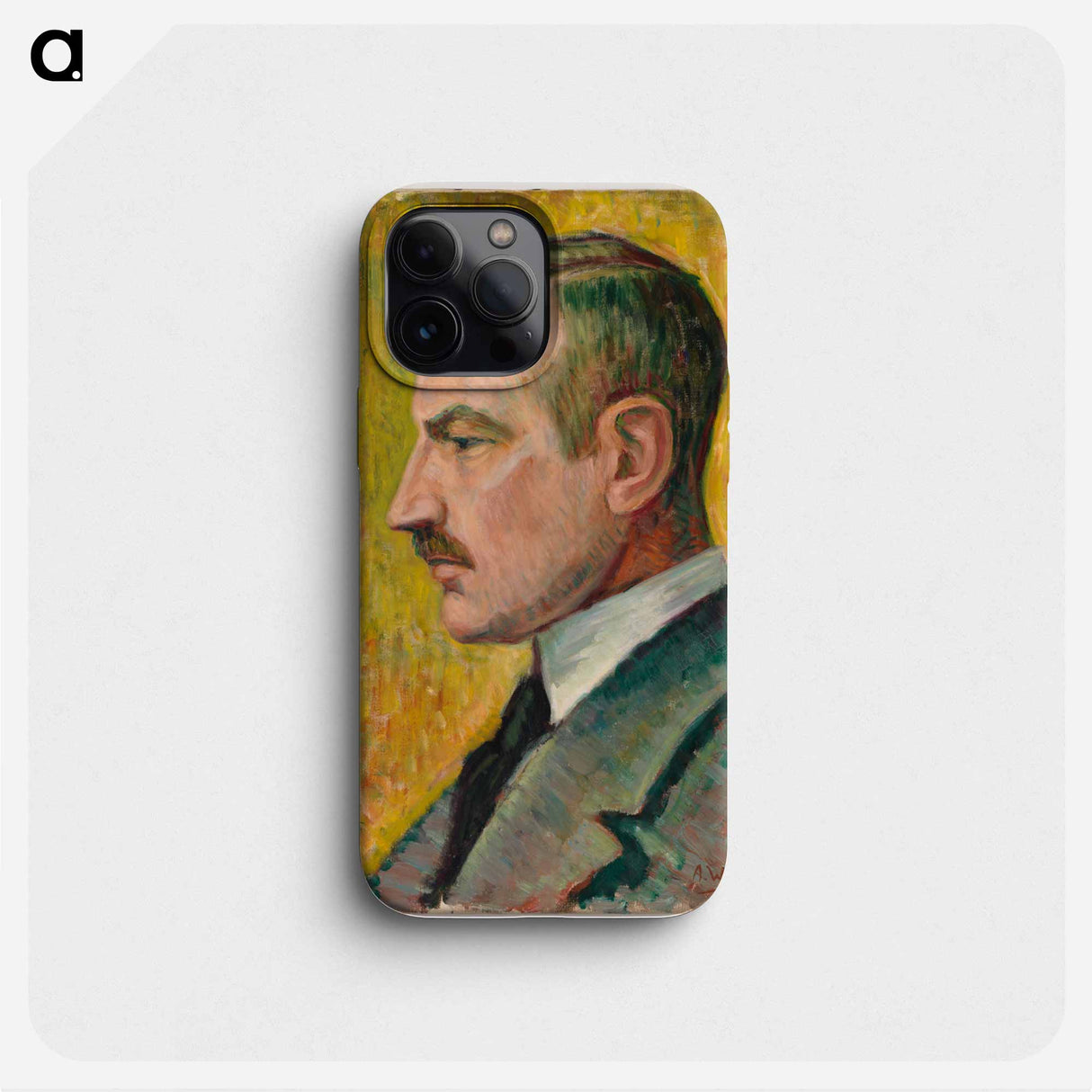Portrait of artist Magnus Enckell - アルフレッド ウィリアム フィンチ Phone Case.