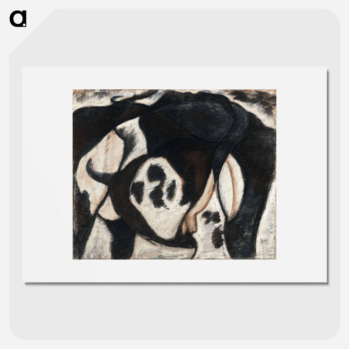 Arthur Dove's Cow - アーサー ダヴ Poster.