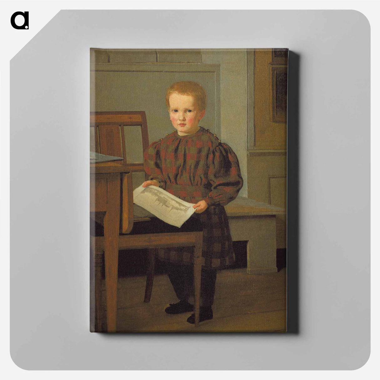 The Painter C.W. - クリステン ケプケ Canvas.