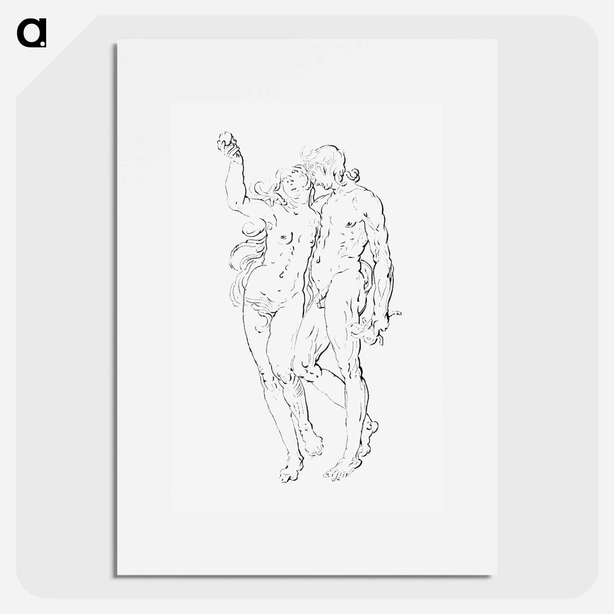 アートポスター-Adam and Eve
- コルネリス プロース ファン アムステル Poster.