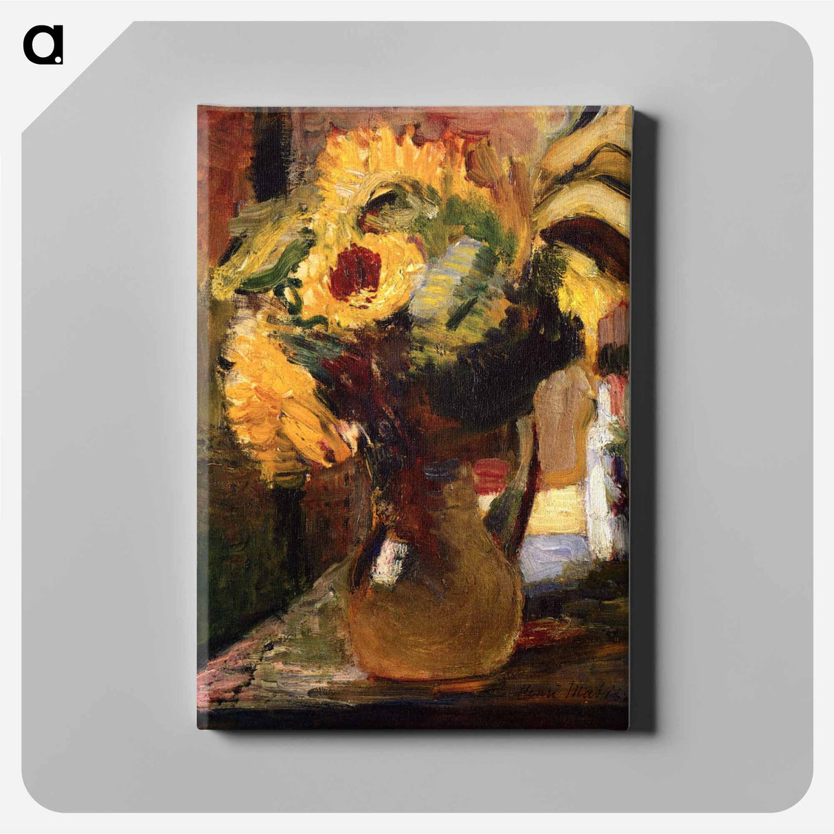 アートパネル-Bouquet of Sunflowers - アンリ マティス Canvas.