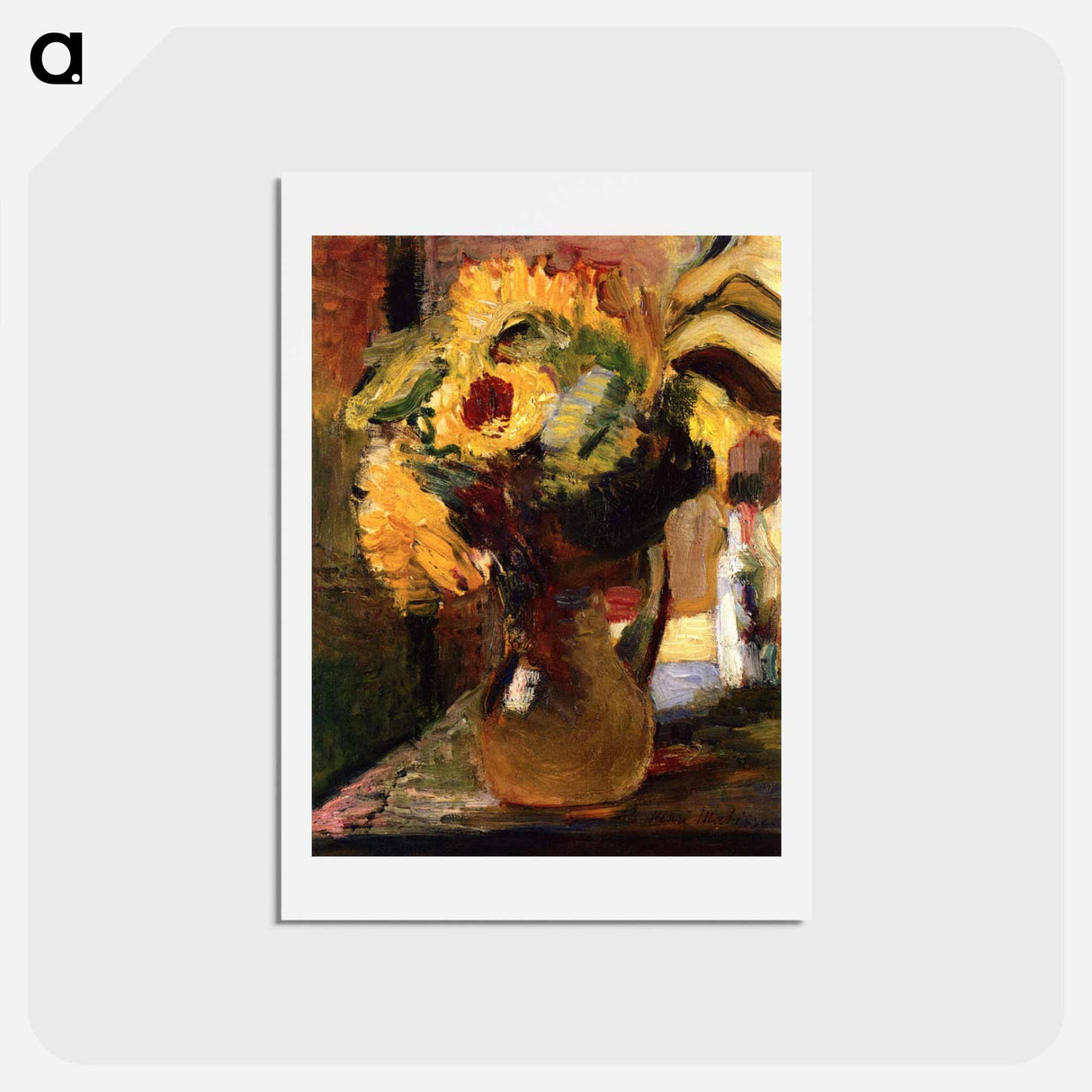 Bouquet of Sunflowers - アンリ マティス Postcard.