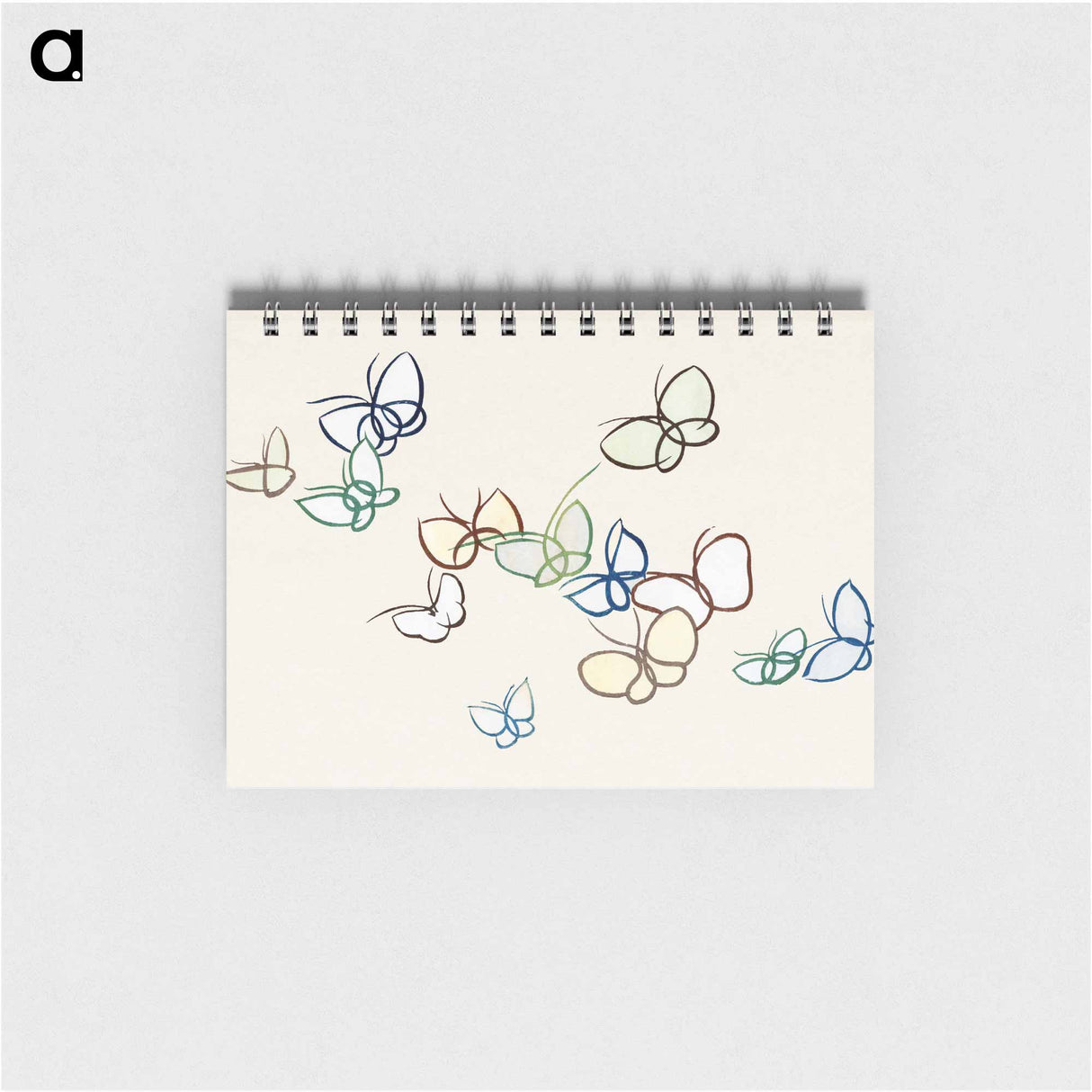 Japanese butterfly - 神坂 雪佳 Memo.