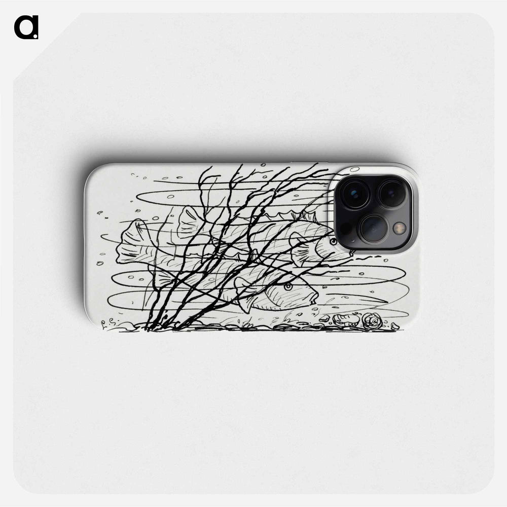 Two fish in the water - レオ ヘステル Phone Case.