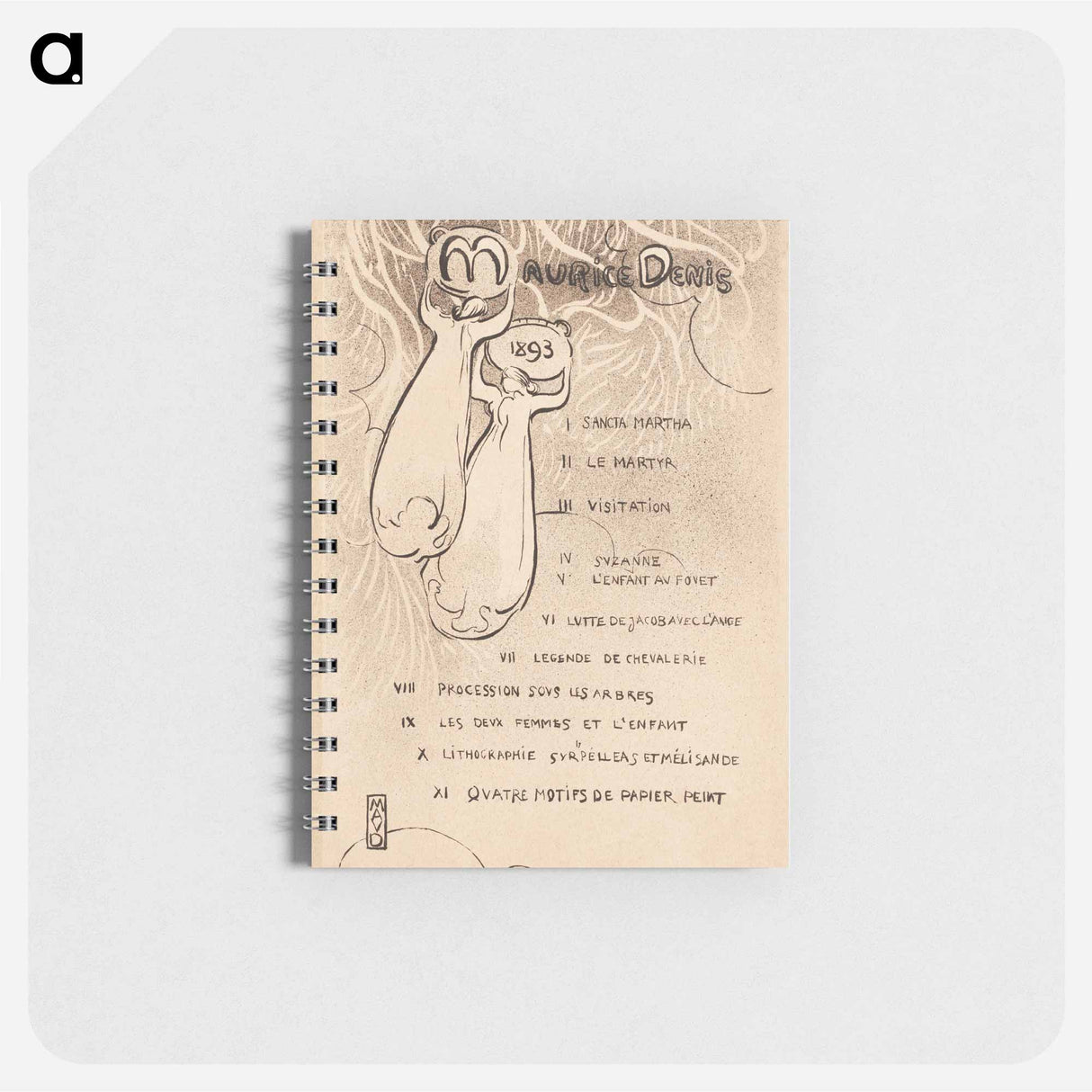 Affiche van de solo-expositie - モーリス ドニ Memo.