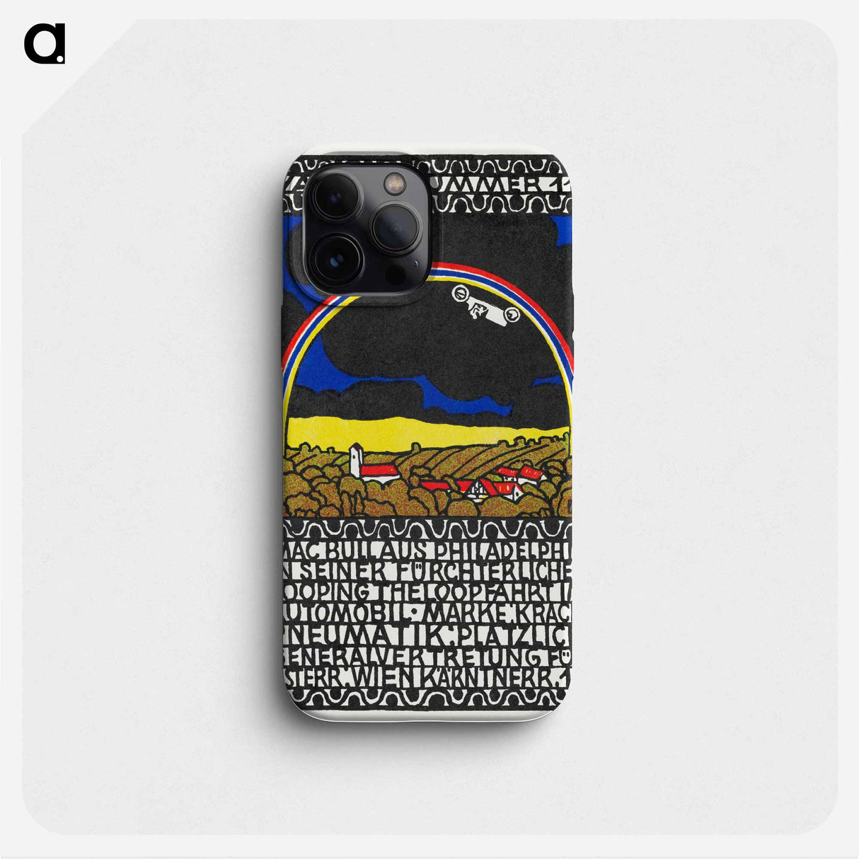 Variety Act 11: Mac Bull from Philadelphia in His Frightful Loop-the-Loop Ride in His Car - Moritz Jung Phone Case.