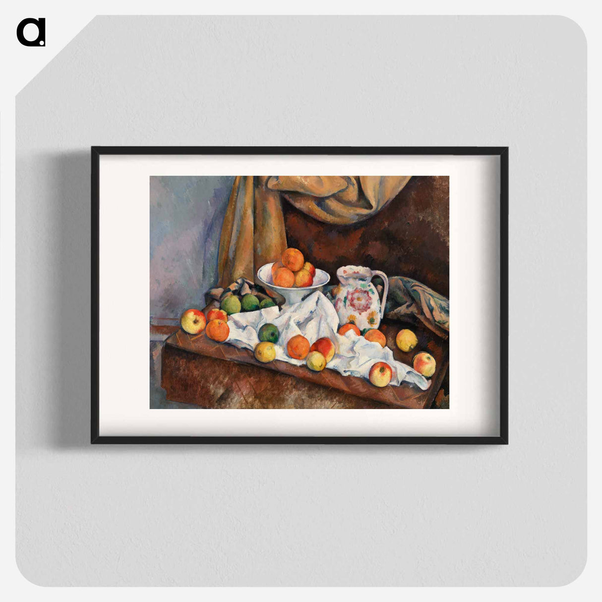 Still Life (Nature morte) - ポール セザンヌ Poster.