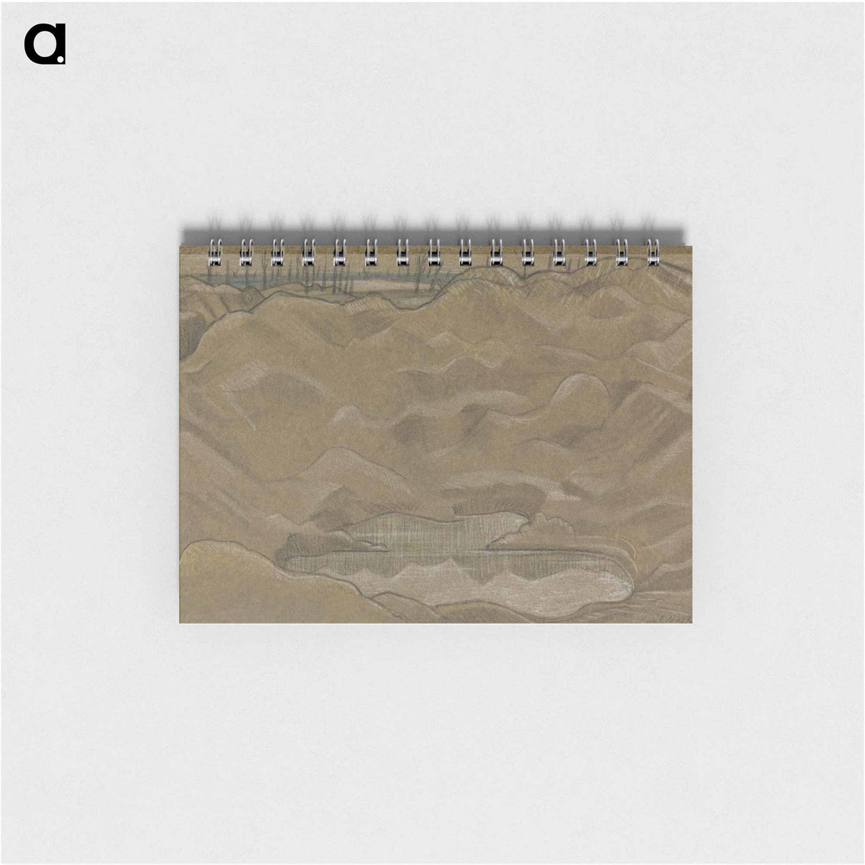 アートメモ帳-A Shell Crater - ポール ナッシュ Memo.