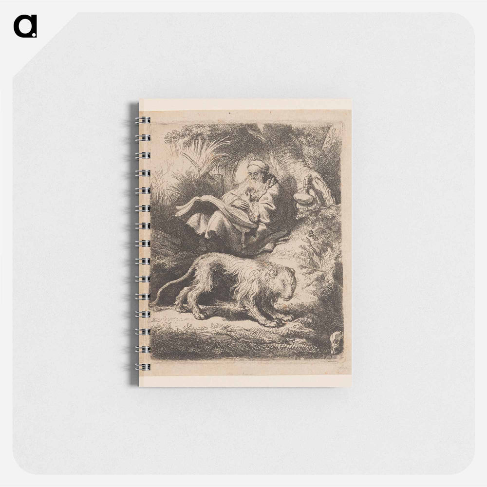 Saint Jerome Reading - レンブラント ファン レイン Memo.