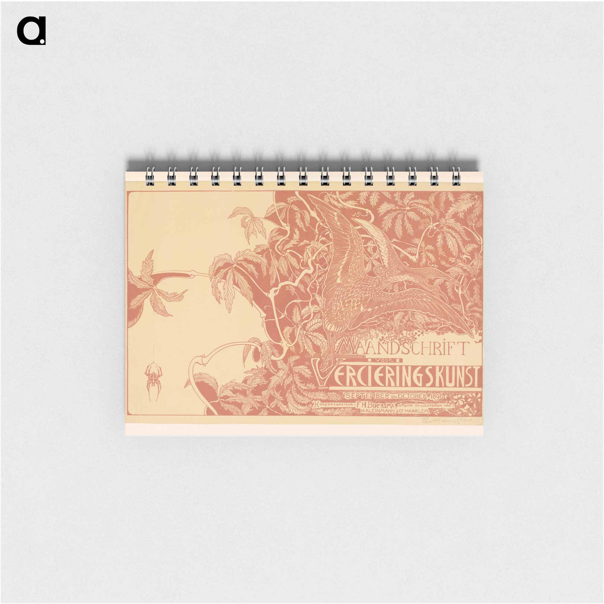 Tijdschriftomslag met twee wulpen - テオ ヴァン ホイテマ Memo.