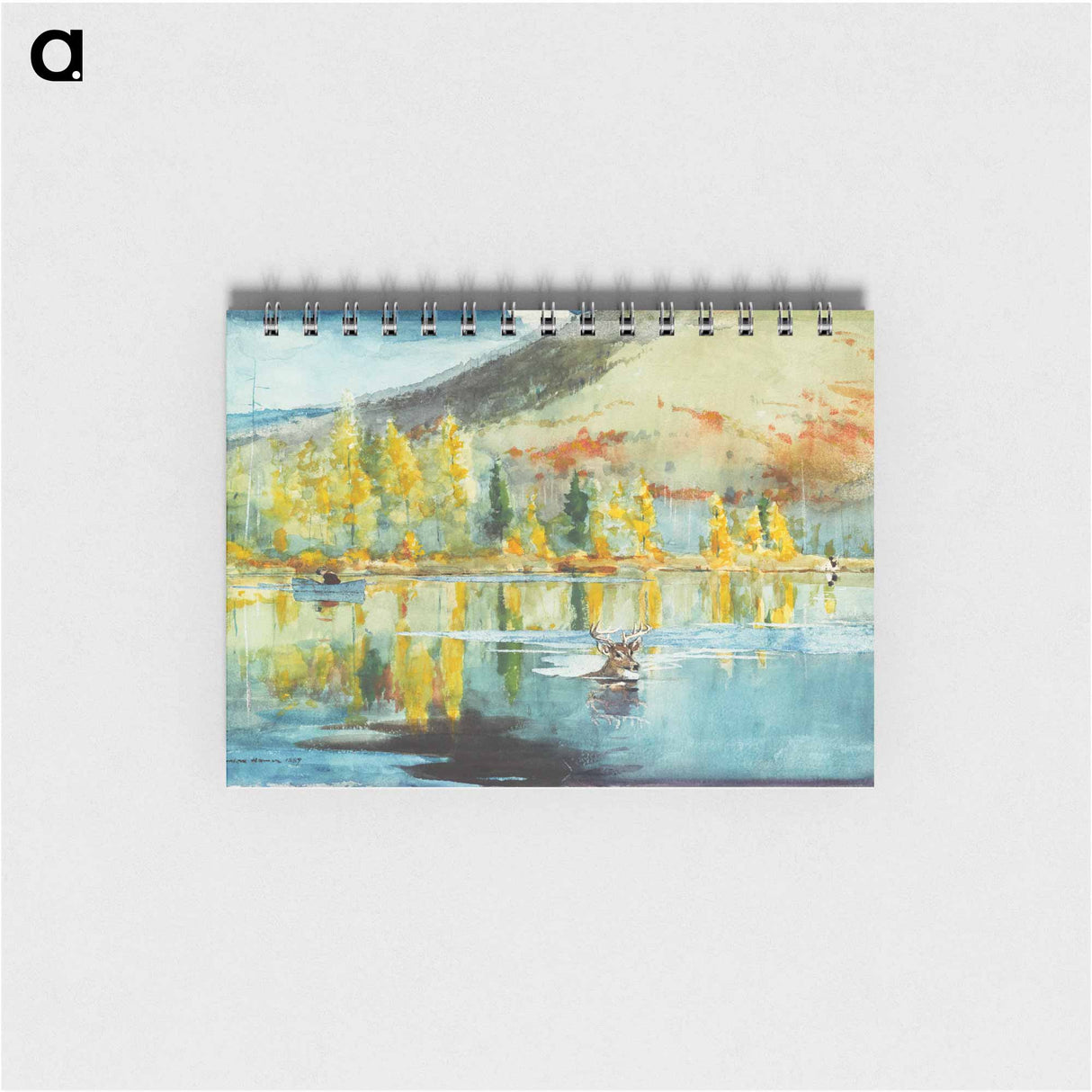 アートメモ帳-An October Day - ウィンスロー ホーマー Memo.