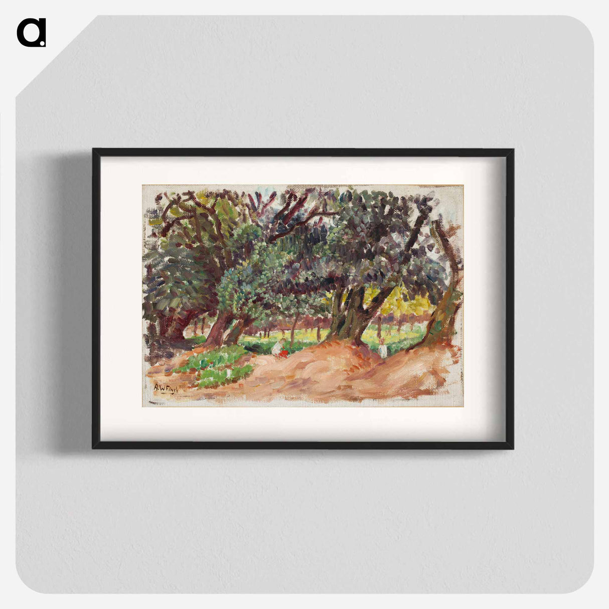 Puistokuva englannista - アルフレッド ウィリアム フィンチ Poster.