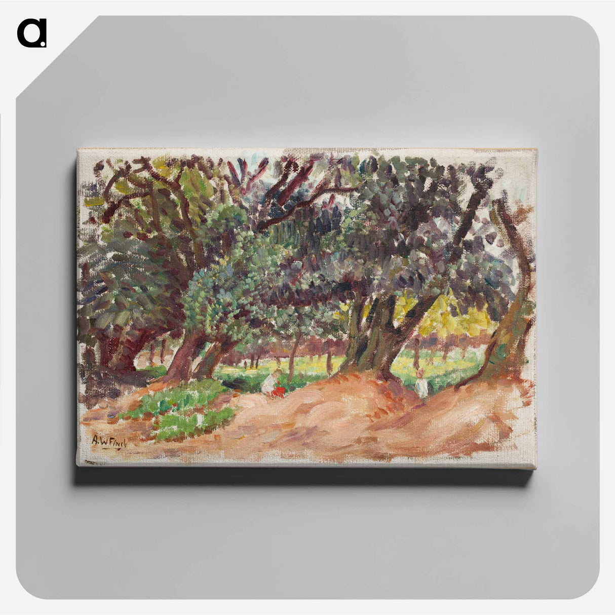 Puistokuva englannista - アルフレッド ウィリアム フィンチ Canvas.