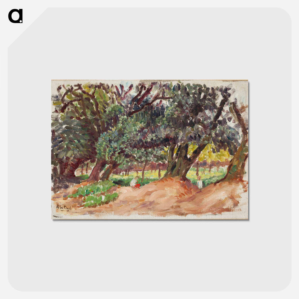 Puistokuva englannista - アルフレッド ウィリアム フィンチ Postcard.
