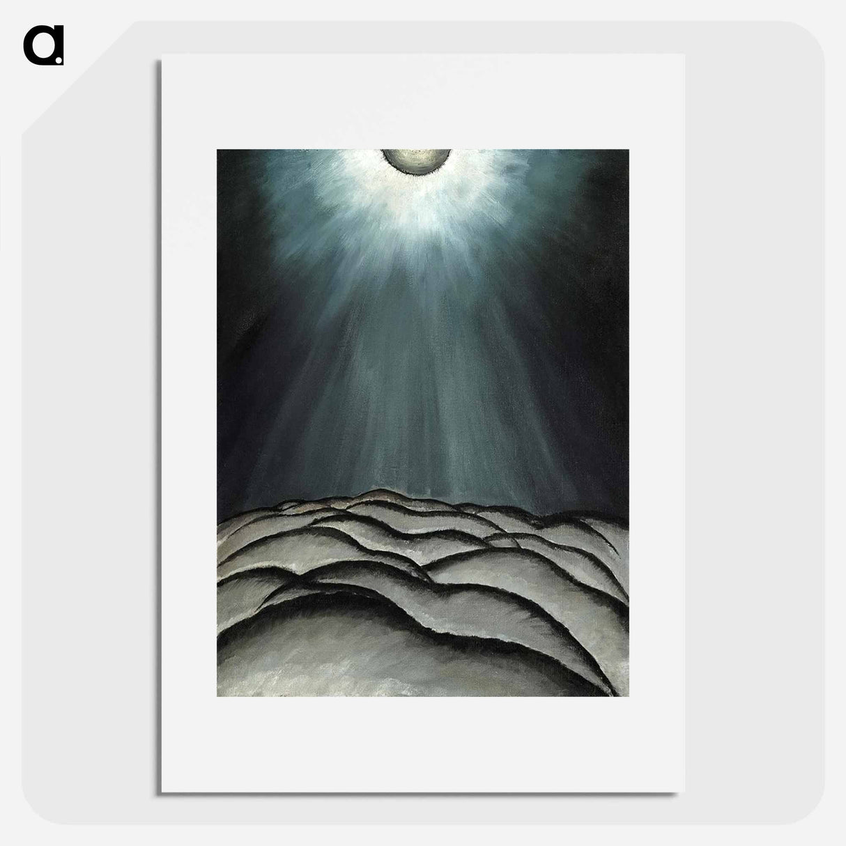 Moon and Sea No. II - アーサー ダヴ Poster.