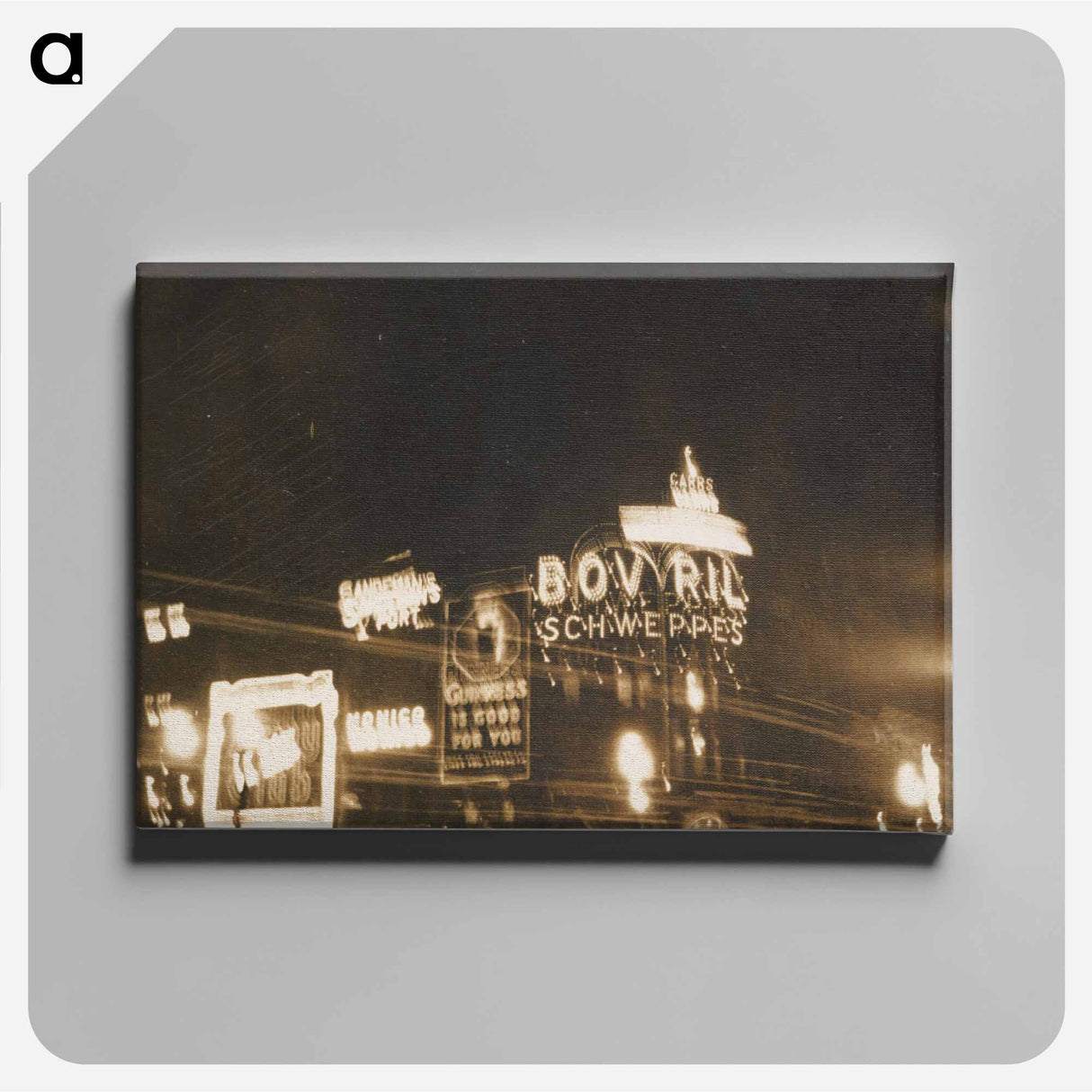 London at night - エリック リー ジョンソン Canvas.