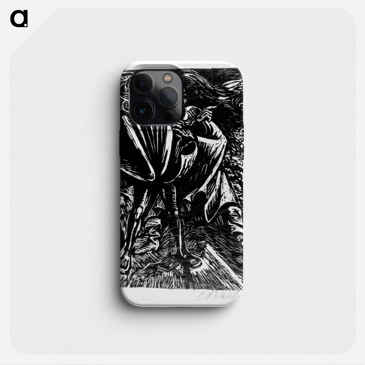 Faust and Mephistopheles 2 - エルンスト ハインリヒ バルラッハ Phone Case.